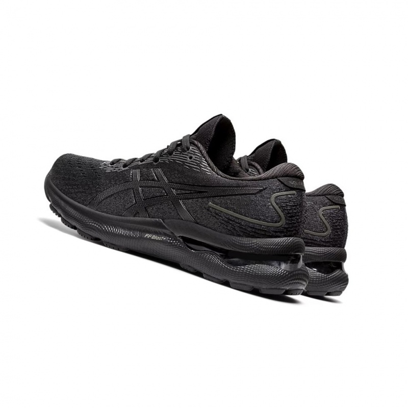 Chaussure Running Asics GEL-NIMBUS 24 Femme Noir Noir | MEUS20653