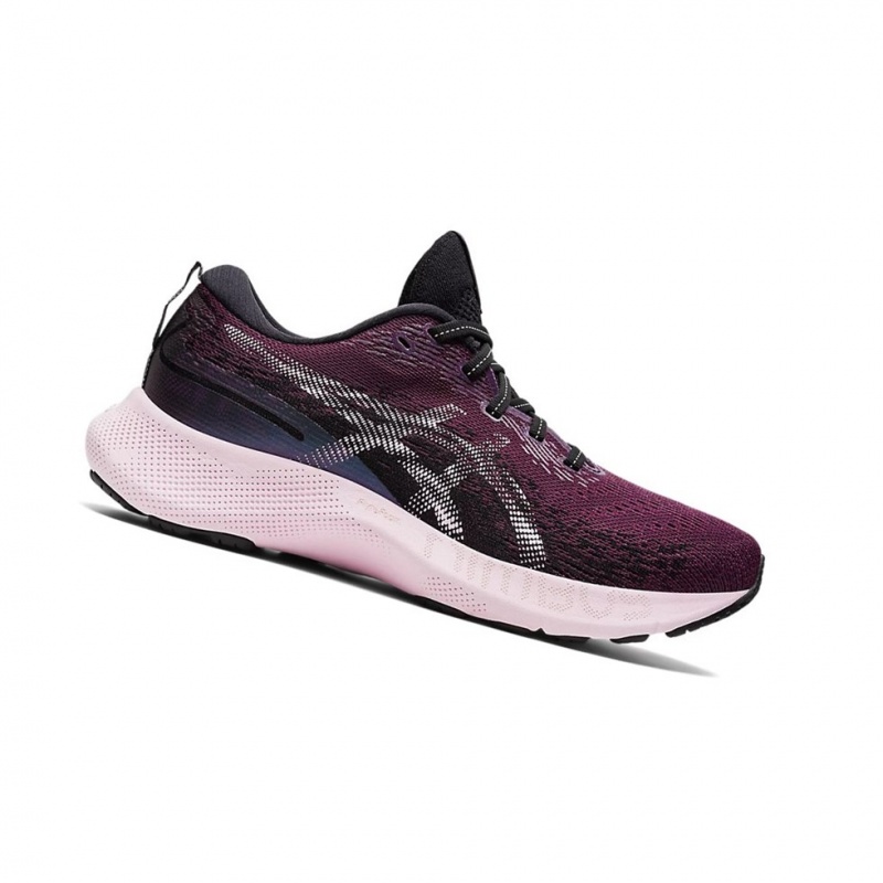 Chaussure Running Asics GEL-NIMBUS LITE 3 Femme Noir Rose | LRPO58029