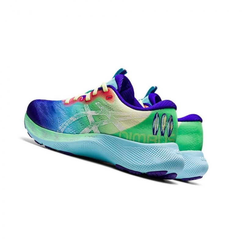 Chaussure Running Asics GEL-NIMBUS LITE Femme Bleu Clair | YWOG10986