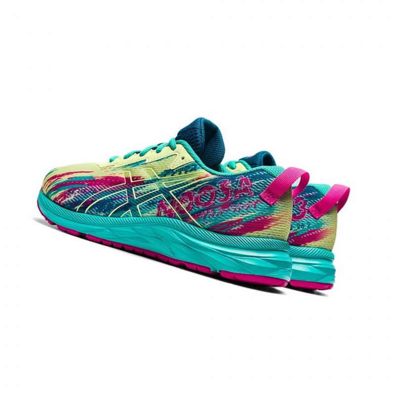 Chaussure Running Asics GEL-NOOSA TRI 13 GS Enfant Vert Jaune Rouge | ESKP60815