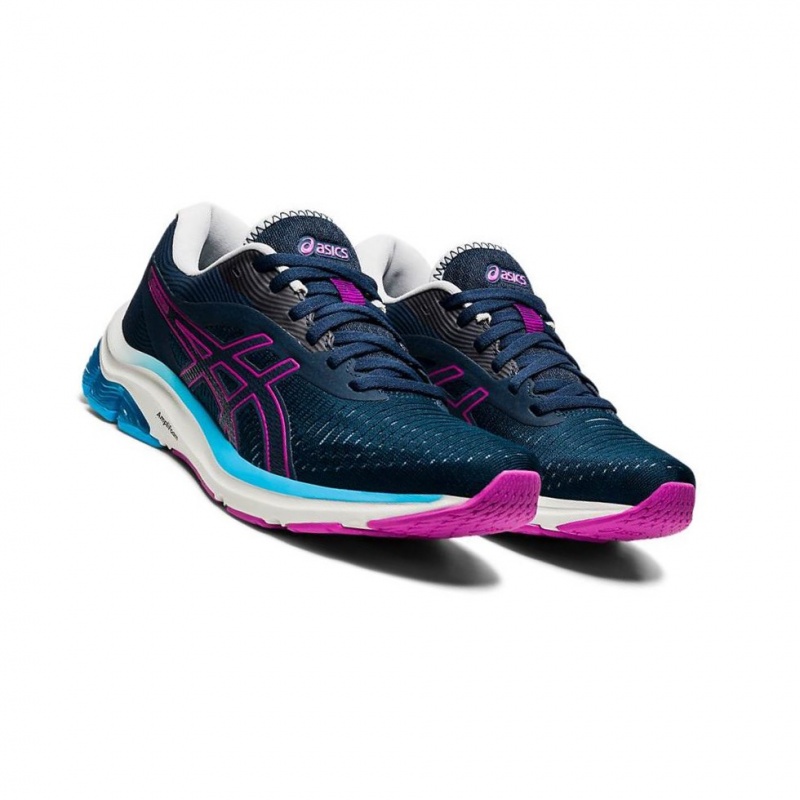 Chaussure Running Asics GEL-PULSE 12 Femme Bleu Marine | LPMA87106