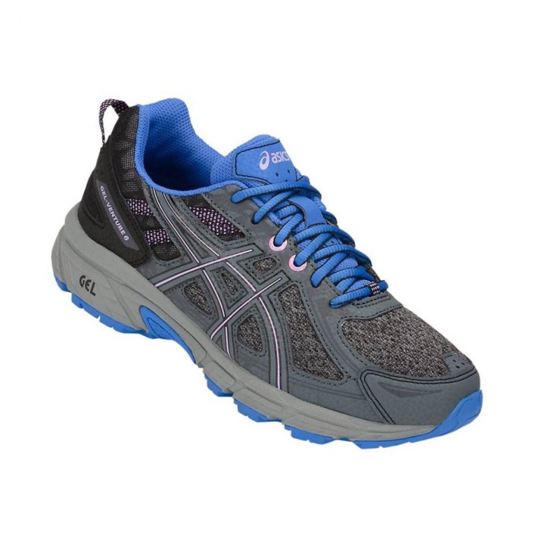 Chaussure Running Asics GEL-Venture 6 GS Enfant Grise | QLYS92845