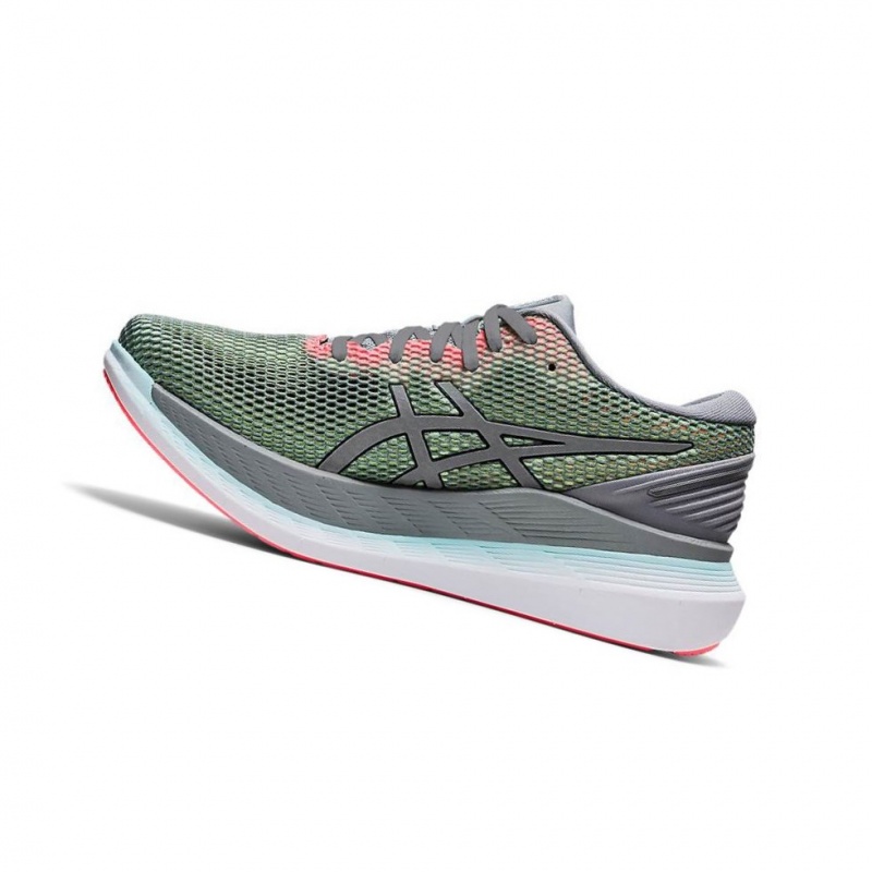 Chaussure Running Asics GLIDERIDE 2 LITE-SHOW Femme Vert Clair | YXZG73851