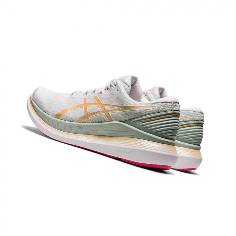 Chaussure Running Asics GLIDERIDE 2 NEW STRONG Femme Blanche | XCBK84925