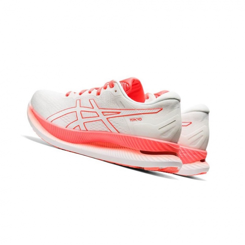 Chaussure Running Asics GLIDERIDE TOKYO Femme Blanche | LMOC41709