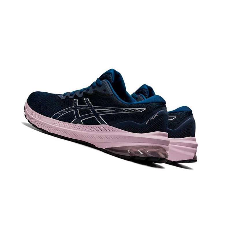 Chaussure Running Asics GT-1000 11 Femme Bleu Rose | FNBU92503