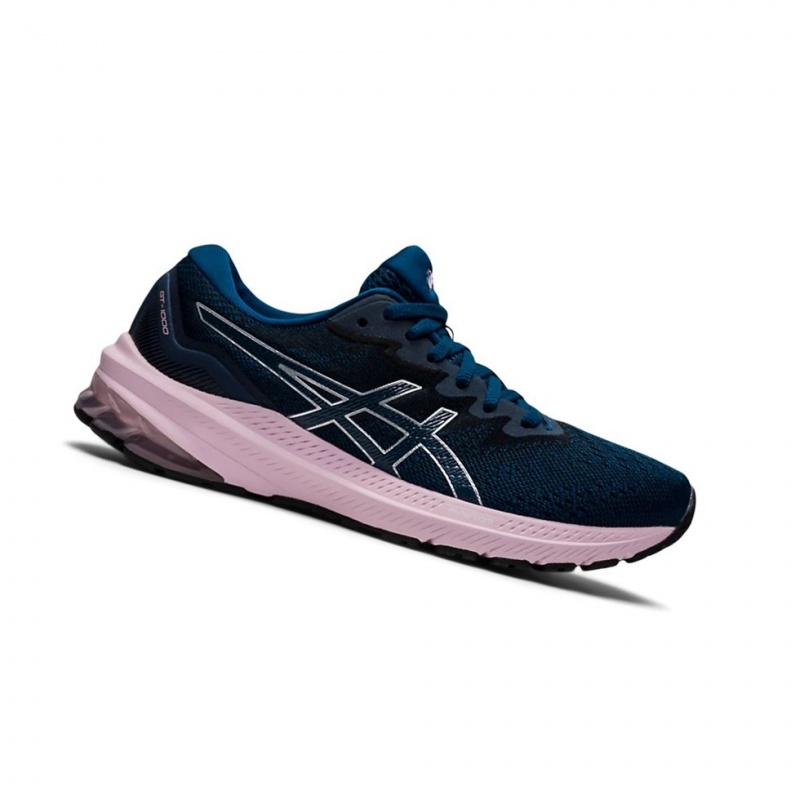 Chaussure Running Asics GT-1000 11 Femme Bleu Rose | FNBU92503