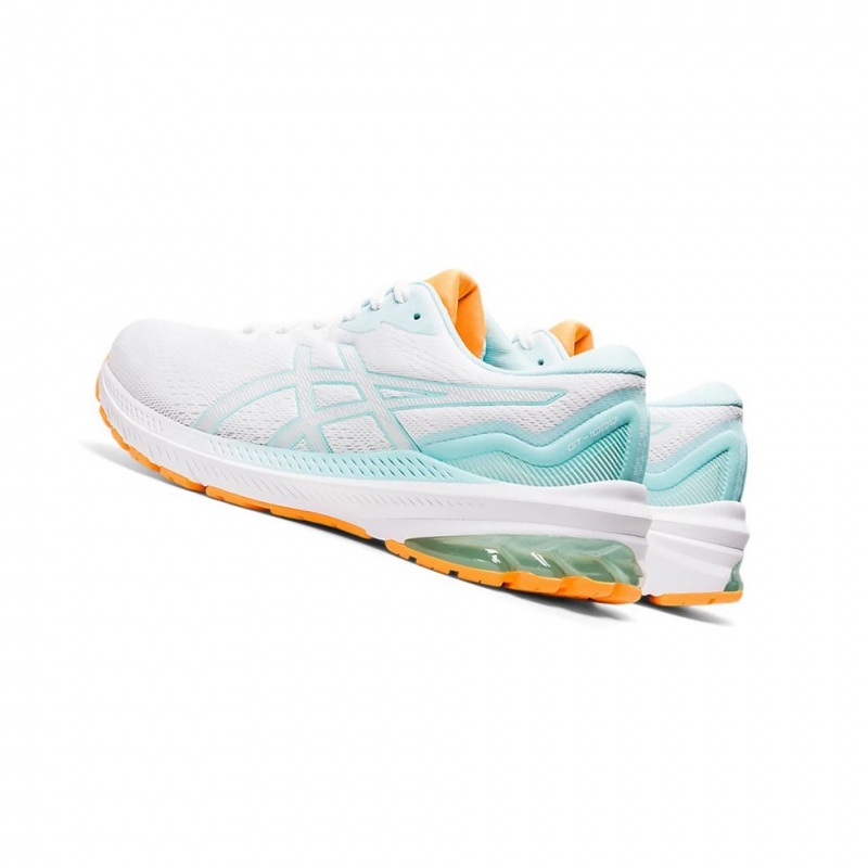 Chaussure Running Asics GT-1000 11 Femme Blanche Bleu | KDFN95832