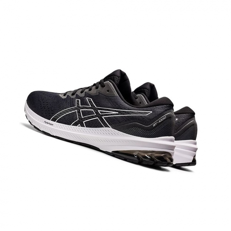 Chaussure Running Asics GT-1000 11 Homme Noir Blanche | HYDZ36084