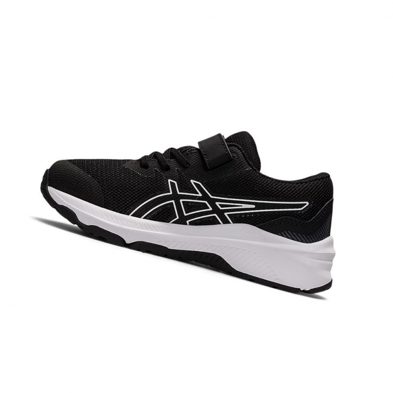 Chaussure Running Asics GT-1000 11 PS Enfant Noir Blanche | QMAT97865