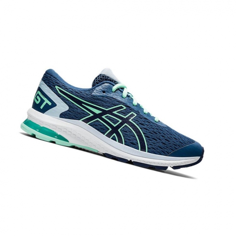 Chaussure Running Asics GT-1000 9 GS Enfant Bleu Foncé | UBMI10527