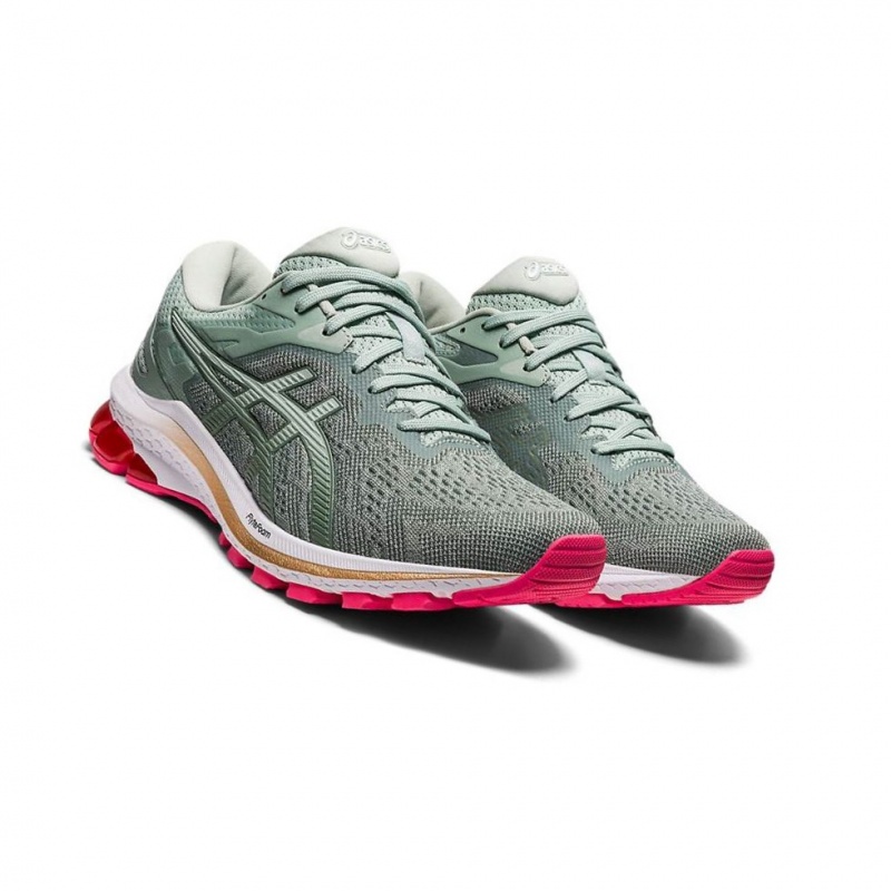 Chaussure Running Asics GT-1000 Femme Vert | TAIG36057