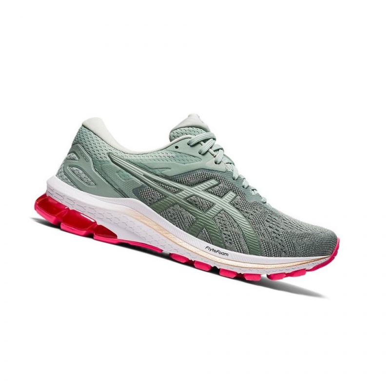 Chaussure Running Asics GT-1000 Femme Vert | TAIG36057