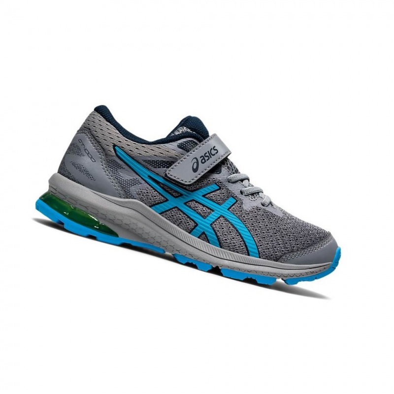 Chaussure Running Asics GT-1000 GS Enfant Grise Foncé | BEVL20547