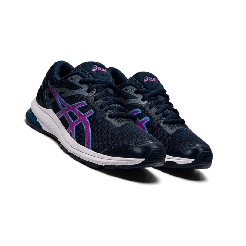 Chaussure Running Asics GT-1000 GS Enfant Bleu Marine | YBUT06849