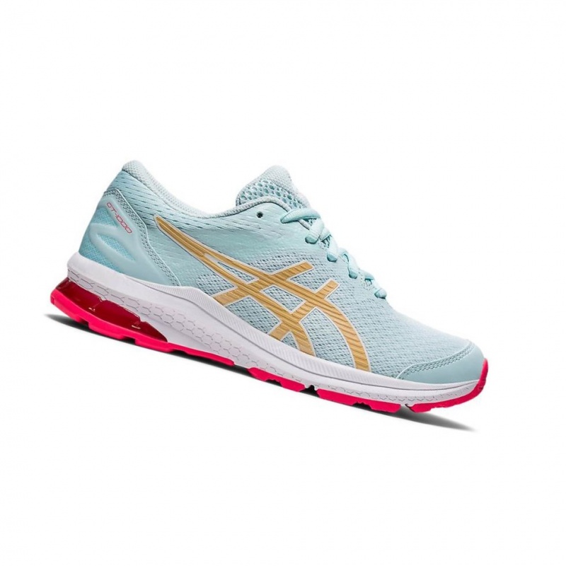 Chaussure Running Asics GT-1000 GS Enfant Turquoise Clair | XKUS17359