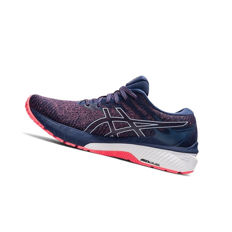 Chaussure Running Asics GT-2000 10 Femme Corail Bleu | WCYK47239