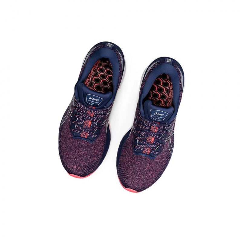 Chaussure Running Asics GT-2000 10 Femme Corail Bleu | WCYK47239