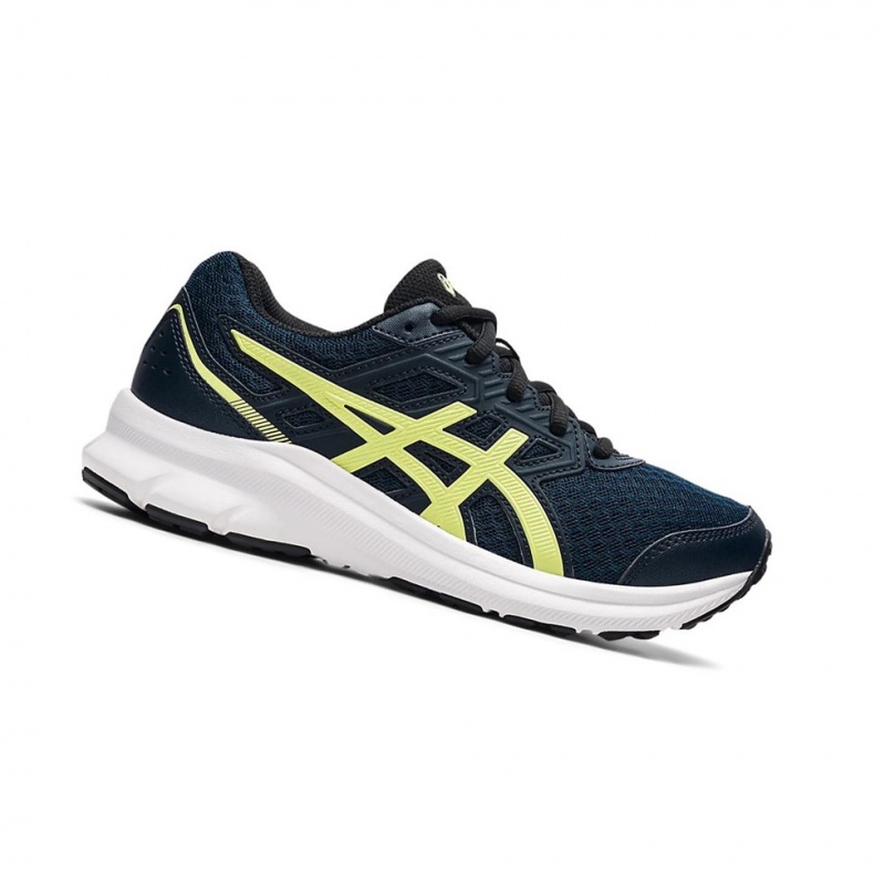 Chaussure Running Asics JOLT 3 GS Enfant Bleu Jaune | ZXWI14502