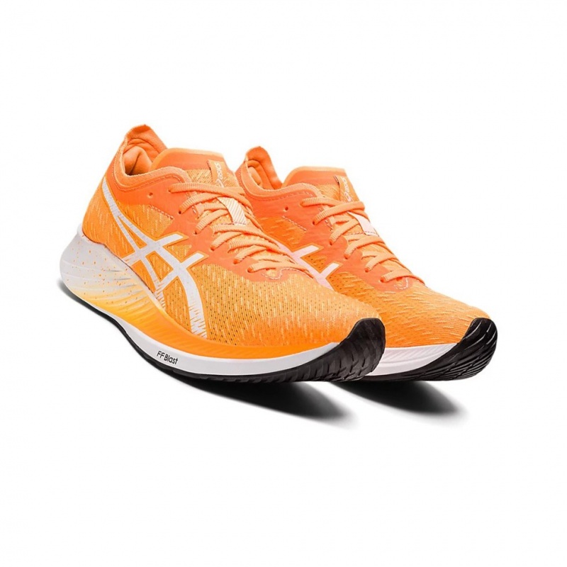 Chaussure Running Asics MAGIC SPEED Femme Orange Blanche | THMI53862