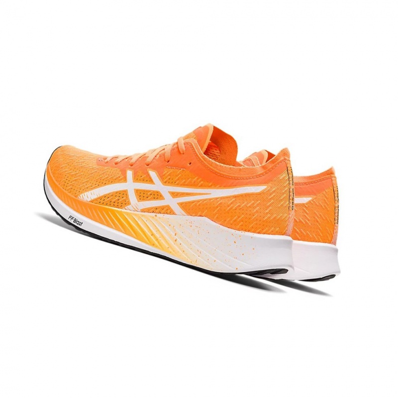 Chaussure Running Asics MAGIC SPEED Femme Orange Blanche | THMI53862