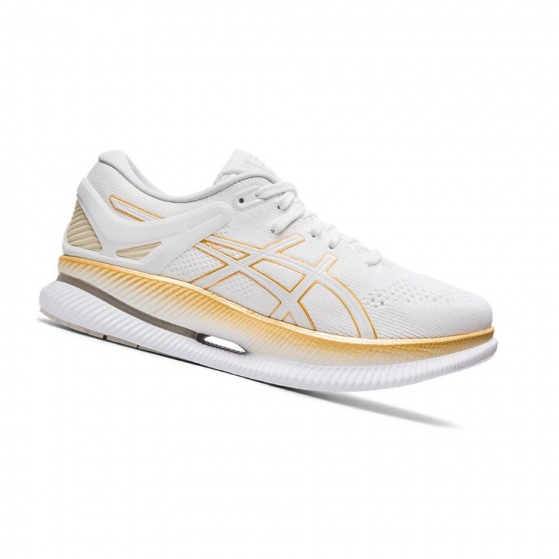 Chaussure Running Asics METARIDE Femme Blanche | URBT14083