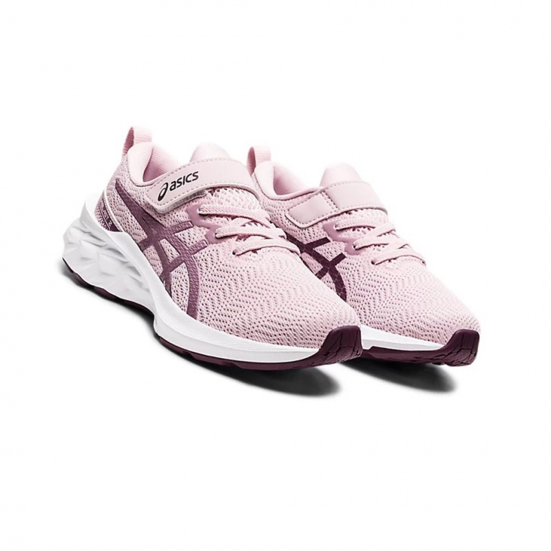 Chaussure Running Asics NOVABLAST 2 PS Enfant Rose Argent | SZTI75048