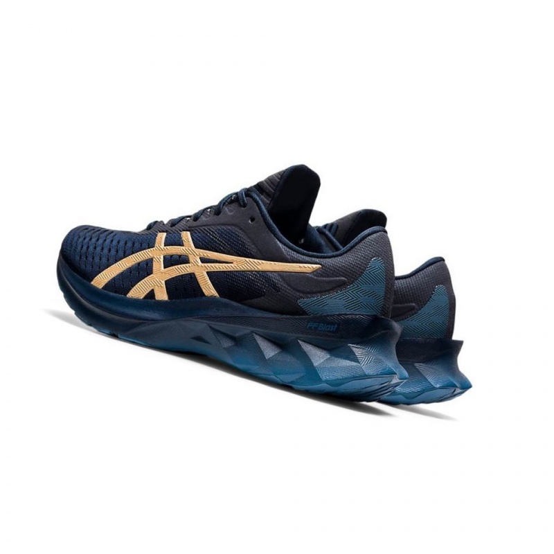 Chaussure Running Asics NOVABLAST Femme Bleu Marine | UXQS96153