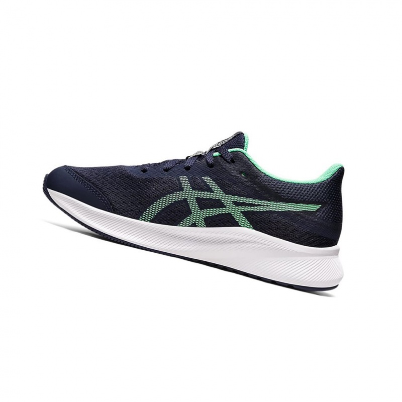 Chaussure Running Asics PATRIOT 13 GS Enfant Midnight / New Leaf | RHWQ61237