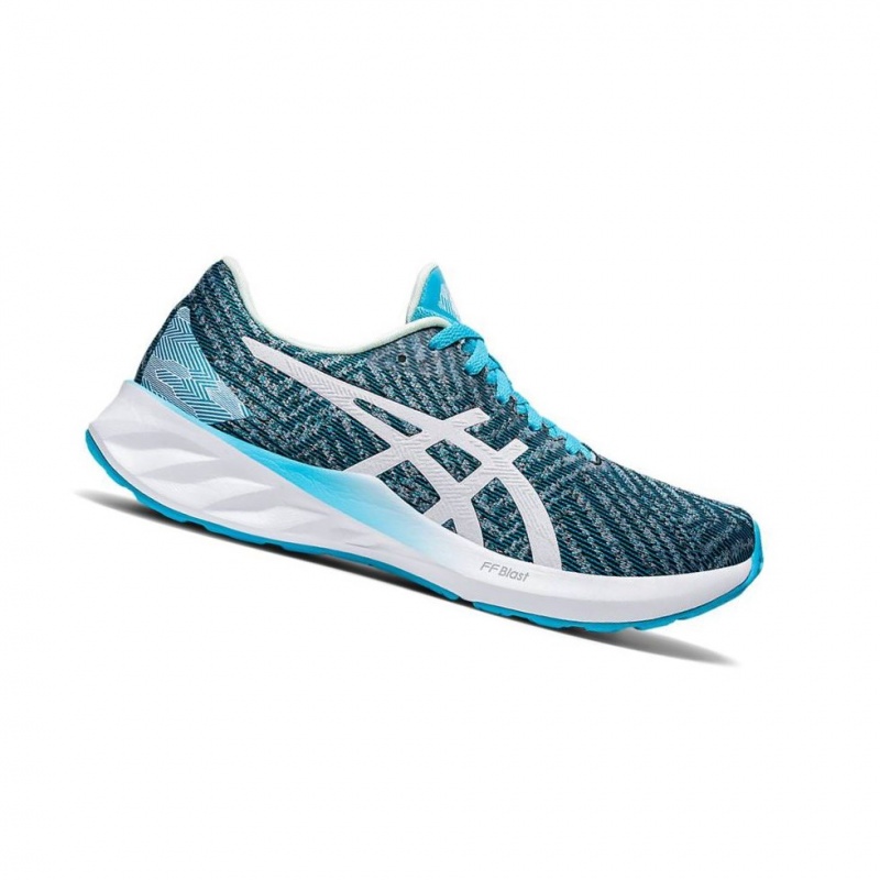 Chaussure Running Asics ROADBLAST Femme Turquoise Clair | ISJC82563