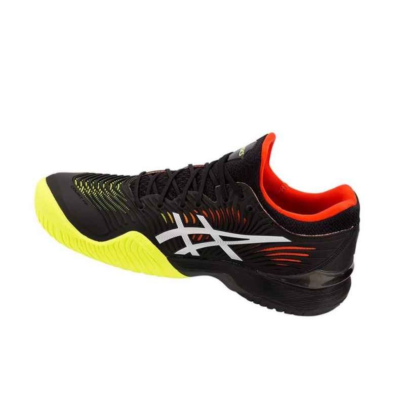 Chaussure Tennis Asics COURT FF 2 Homme Noir Blanche | SZIN38960