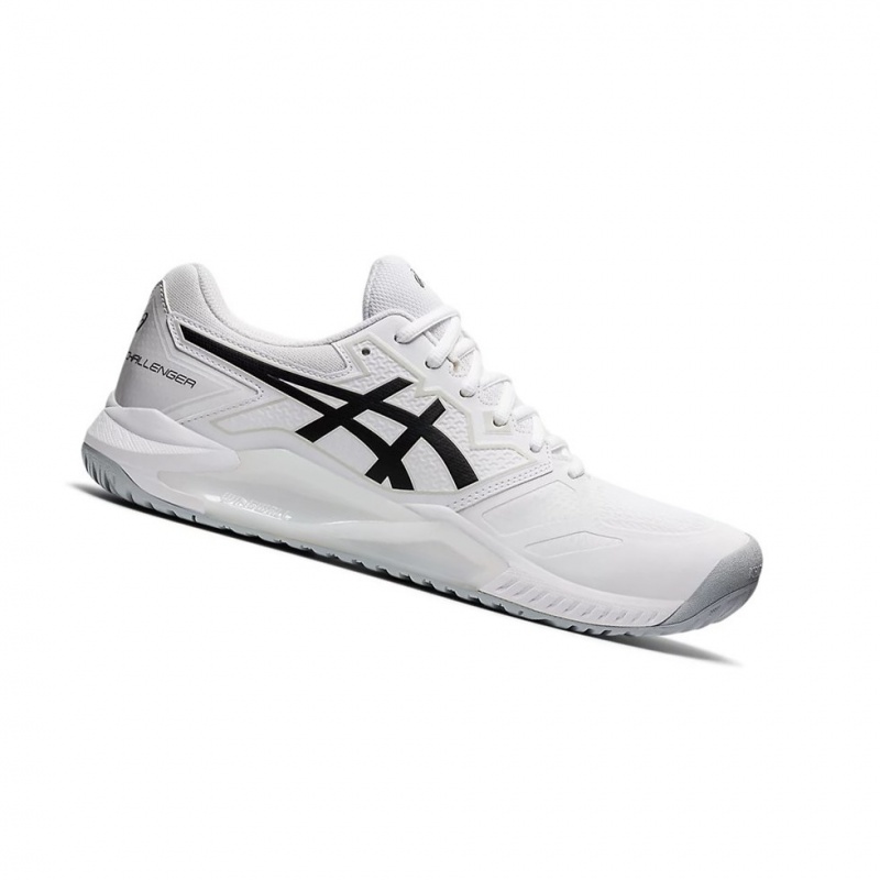 Chaussure Tennis Asics GEL-CHALLENGER 13 Homme Blanche Noir | RPKV03824