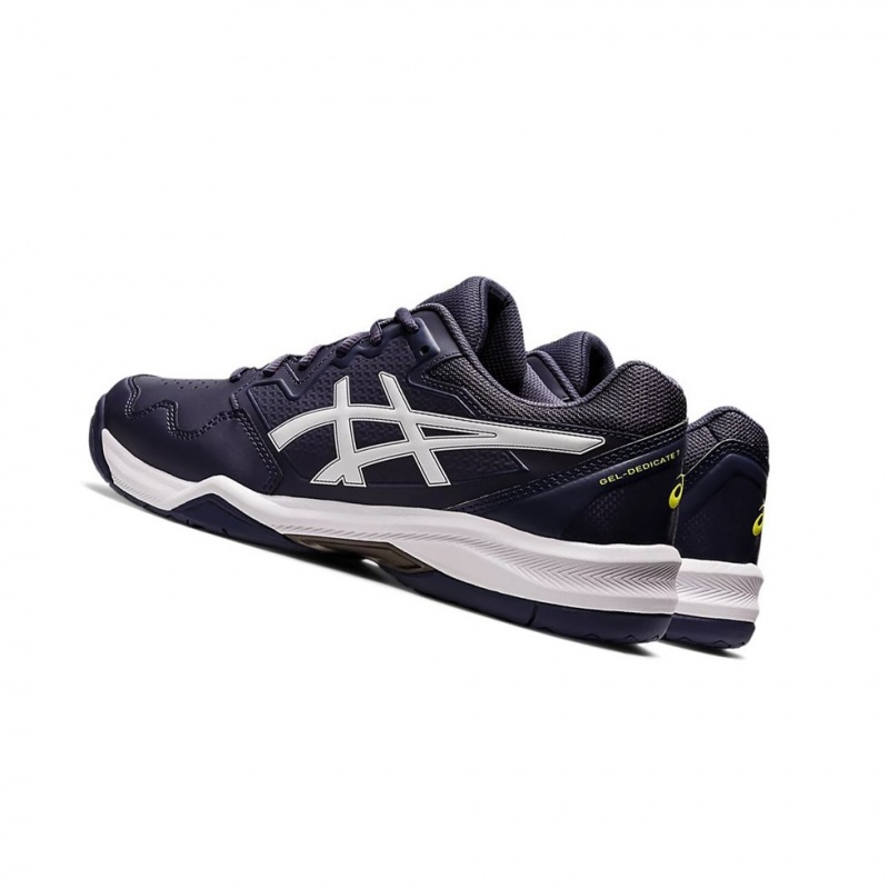 Chaussure Tennis Asics GEL-DEDICATE 7 Homme Indigo Blanche | ZMPQ87259