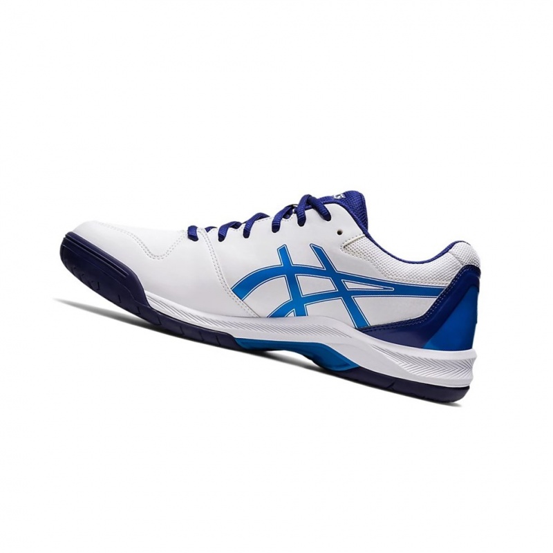 Chaussure Tennis Asics GEL-DEDICATE 7 Homme Blanche Bleu | PAVF72960