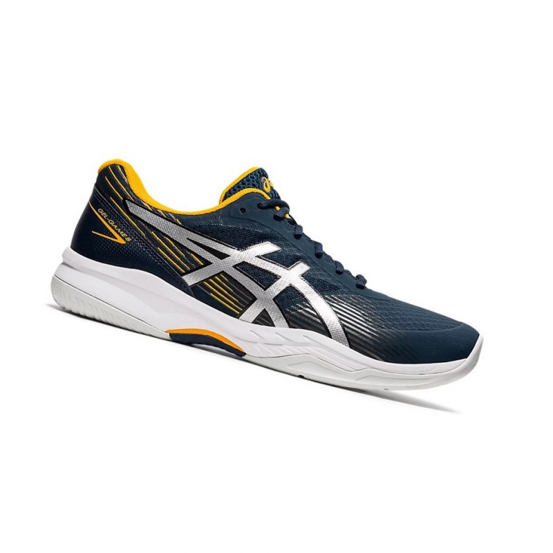 Chaussure Tennis Asics GEL-GAME 8 Homme Bleu Argent | LAGY01429