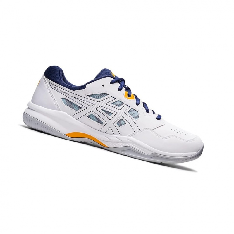 Chaussure Tennis Asics GEL-RENMA Homme Blanche Noir | STFP53617