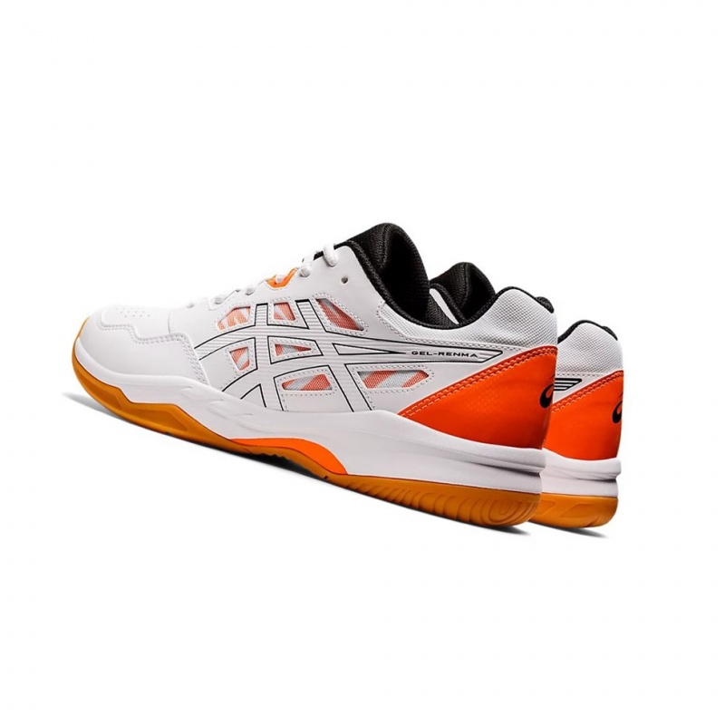 Chaussure Tennis Asics GEL-RENMA Homme Blanche Orange | XJFQ83496