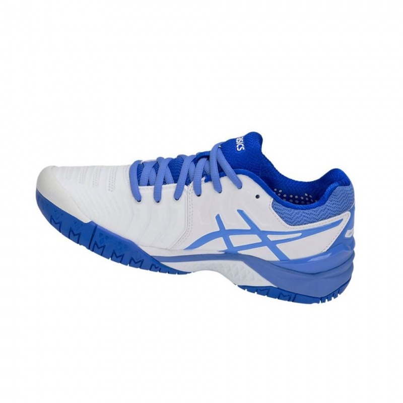 Chaussure Tennis Asics GEL-RESOLUTION 7 Femme Blanche | QSMJ71305