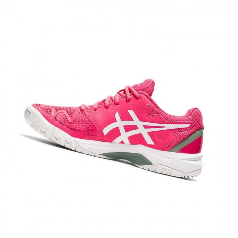 Chaussure Tennis Asics GEL-RESOLUTION 8 Clay GS Enfant Rose | ZEQX52374