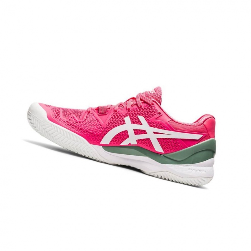 Chaussure Tennis Asics GEL-RESOLUTION 8 Clay Femme Rose | SLMY56124