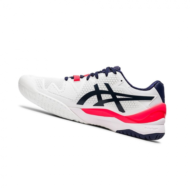 Chaussure Tennis Asics GEL-Resolution 8 Femme Blanche | TCYD35671