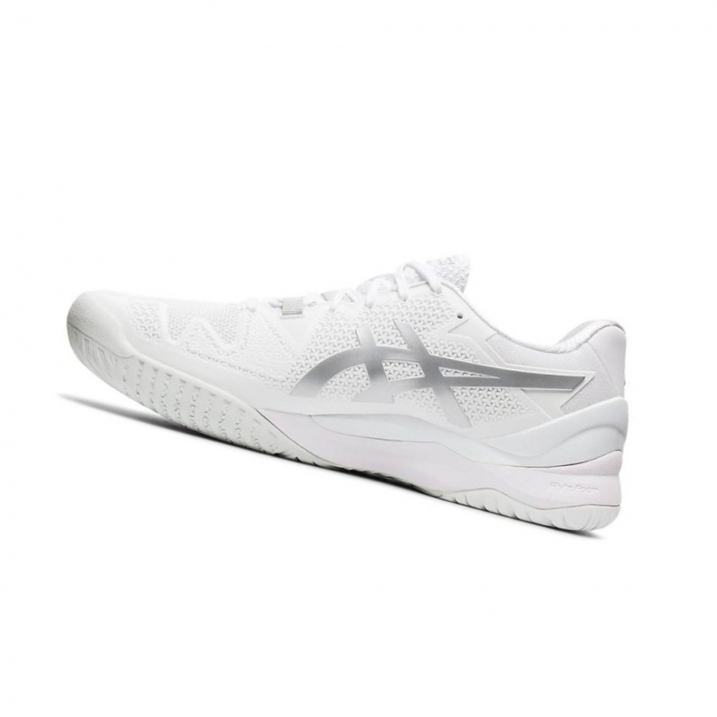 Chaussure Tennis Asics GEL-Resolution 8 Homme Blanche | WEOB28570