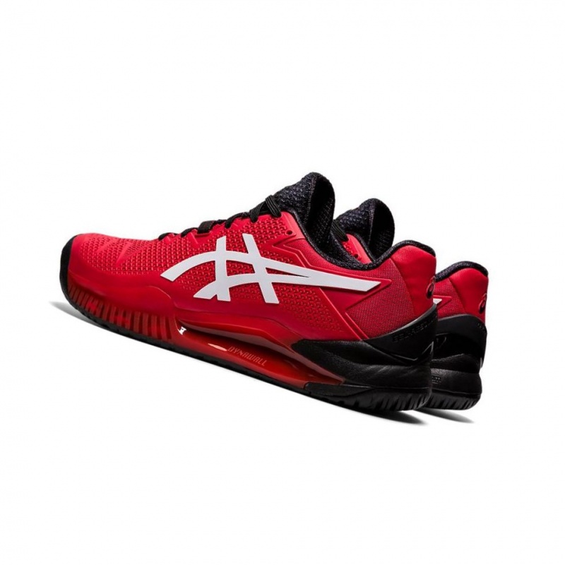 Chaussure Tennis Asics GEL-Resolution 8 Homme Rouge | ACRD59134