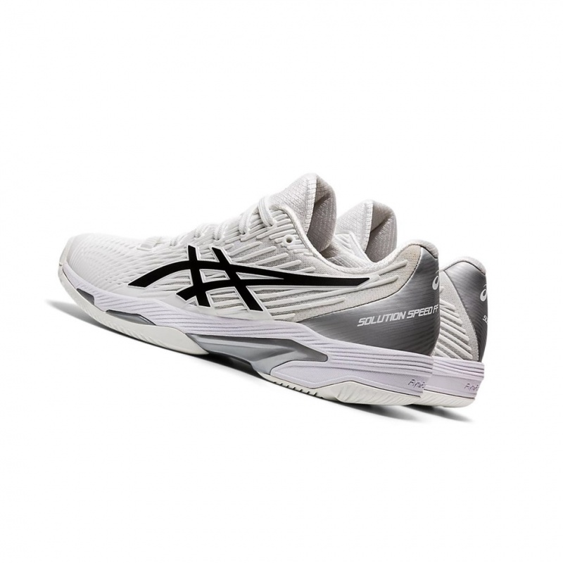 Chaussure Tennis Asics SOLUTION SPEED FF 2 Femme Blanche Noir | IDSE76514