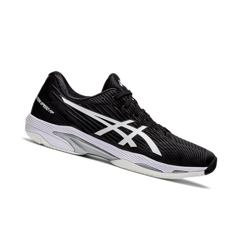 Chaussure Tennis Asics SOLUTION SPEED FF 2 Homme Noir Blanche | AQNR15497