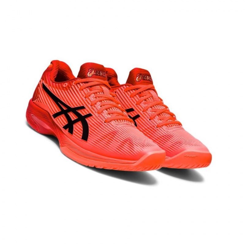 Chaussure Tennis Asics SOLUTION SPEED FF TOKYO Femme Rouge | XCQE92541