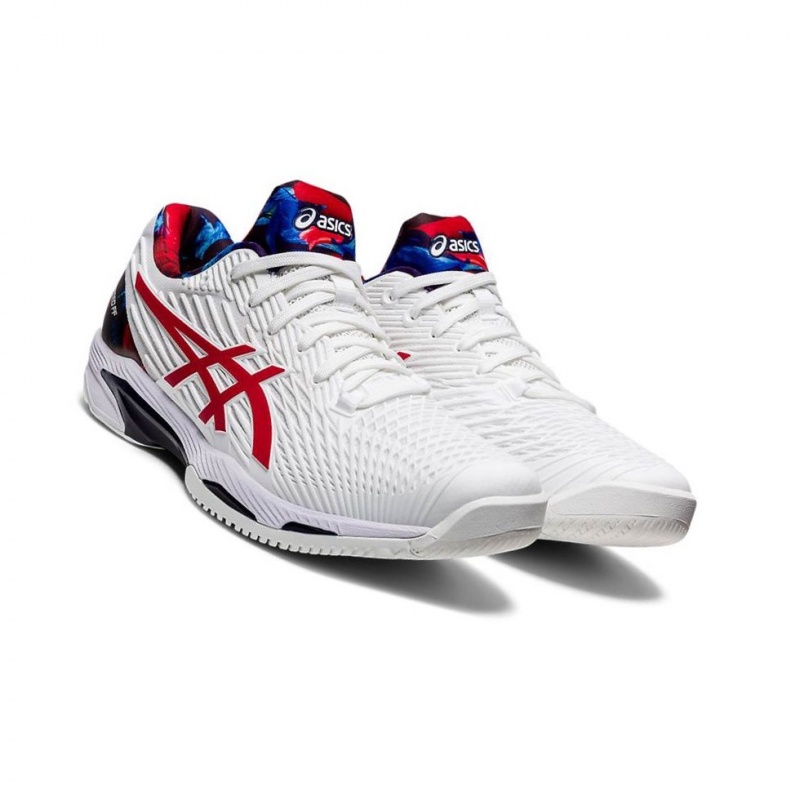 Chaussure Tennis Asics SOLUTION SPEED FF 2 L.E Homme Blanche | QLZC29503