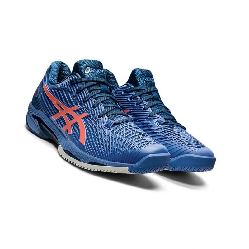 Chaussure Tennis Asics SOLUTION SPEED FF 2 Homme Bleu | TIJF37185