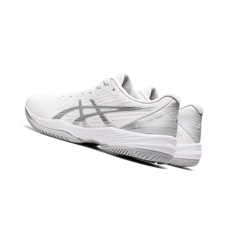 Chaussure Tennis Asics SOLUTION SWIFT FF Femme Blanche Argent | SHCY83791