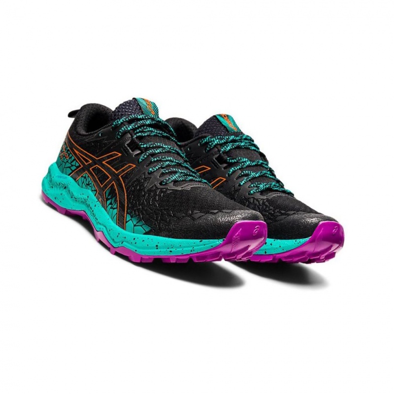 Chaussure Trail Running Asics FUJITRABUCO Femme Noir | UVJZ84139